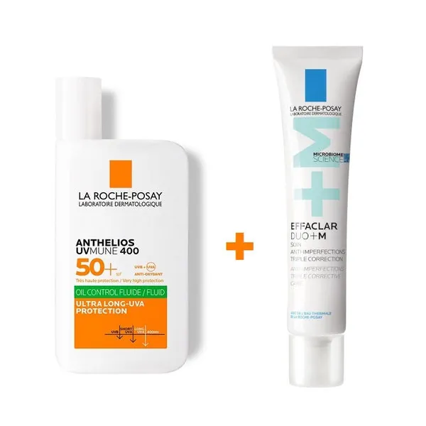 ANTHELIOS Uv-Mune 400 Oil Control Fluido (SPF50+) 50ml + Effaclar Duo +M 40ml