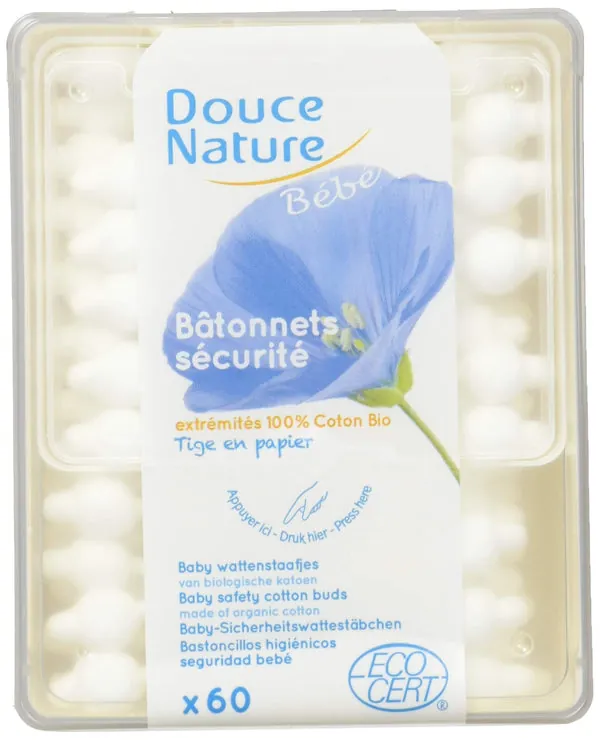 Douce Nature Bastoncillo Seguridad Bebe 60Un