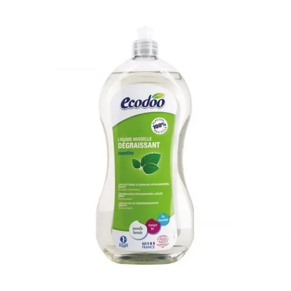 Ecodoo Lavavajillas Desengrasante Menta 1L
