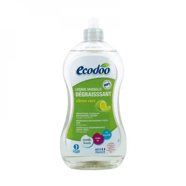 Ecodoo Lavavajillas Desengrasante Limón Verde 500ml