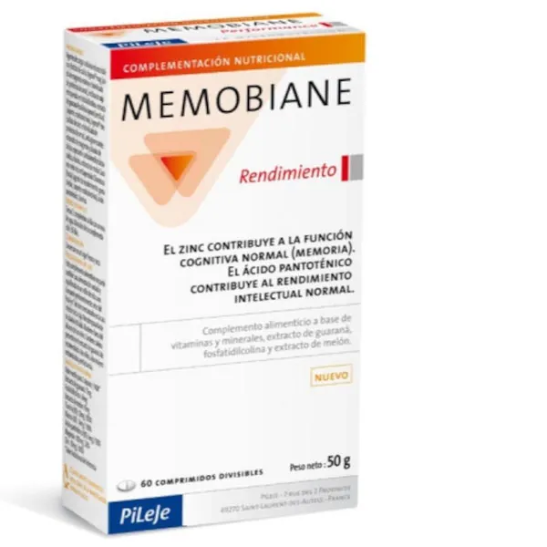 Pileje Memobiane Rendimiento 60 Comprimidos
