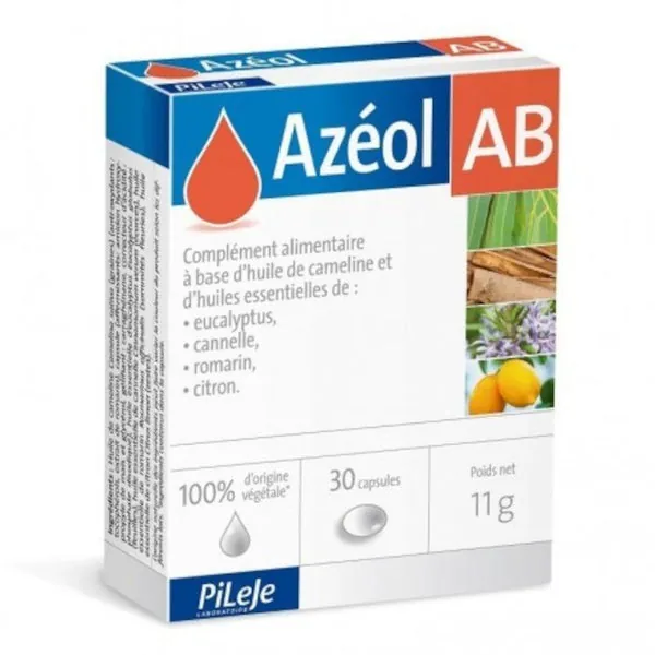 Pileje Azeol AB 30 Cápsulas