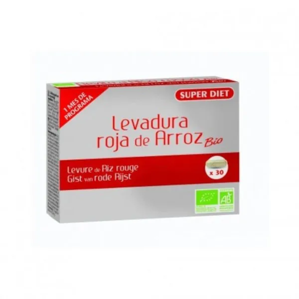 Superdiet Levadura Roja de Arroz 30 Cápsulas