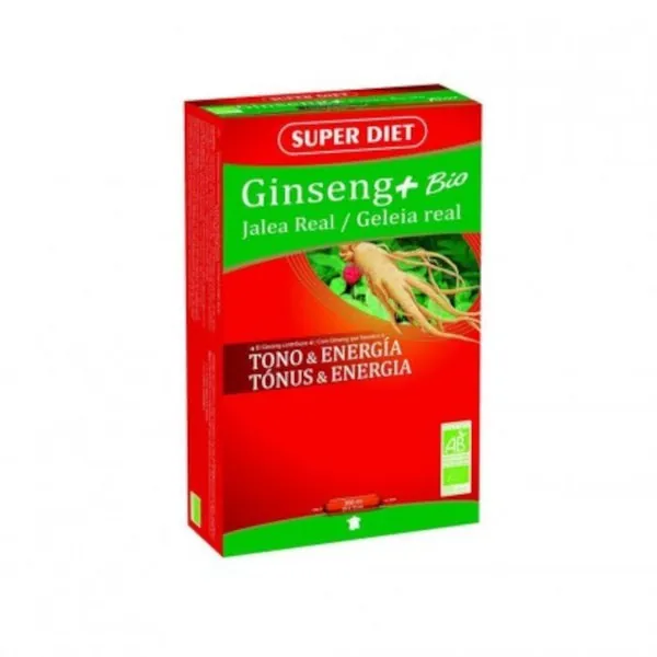 Superdiet Ginseng + Jalea Real Bio 20 Ampollas