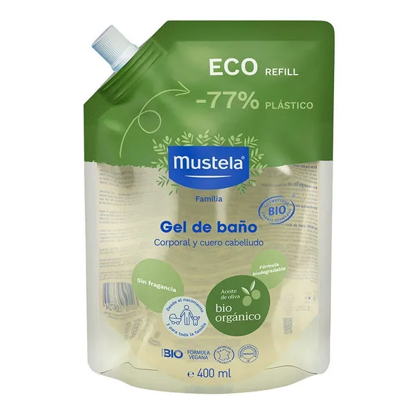 MUSTELA BIO Gel Champú Refill 400ml