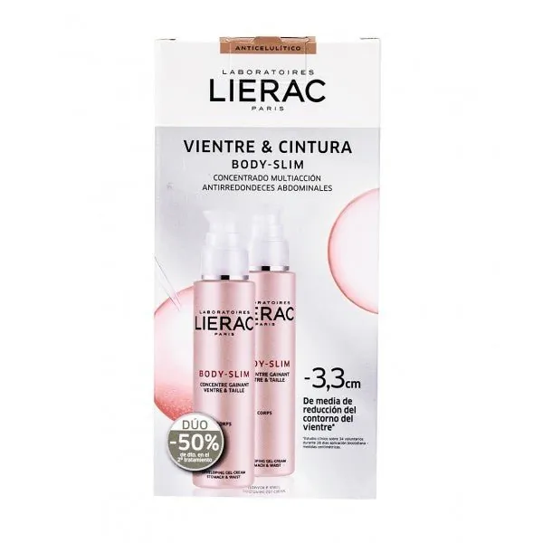 LIERAC Body-Slim Vientre y Cintura 2x100ml