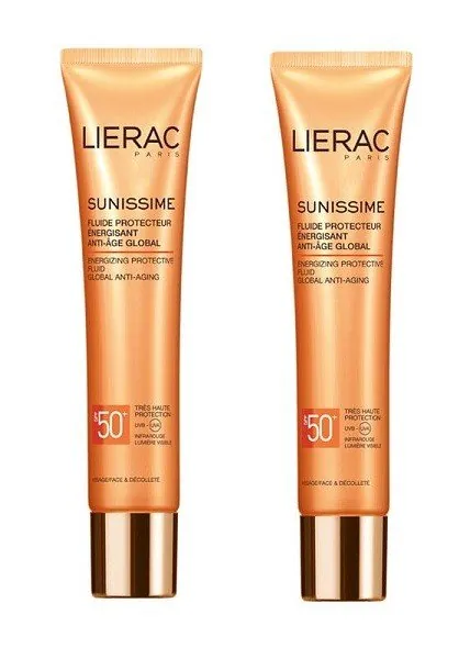 LIERAC Duo Sunissime Fluido Protector Antiedad Rostro Spf 50+ (40ml+40ml)