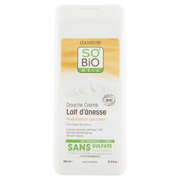 Sobio Gel De Ducha Hidratación Suave Leche De Burra Sobio 650ml