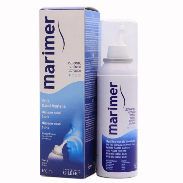 MARIMER Isotónico Agua de Mar Estéril Higiene Nasal Diaria 100ml