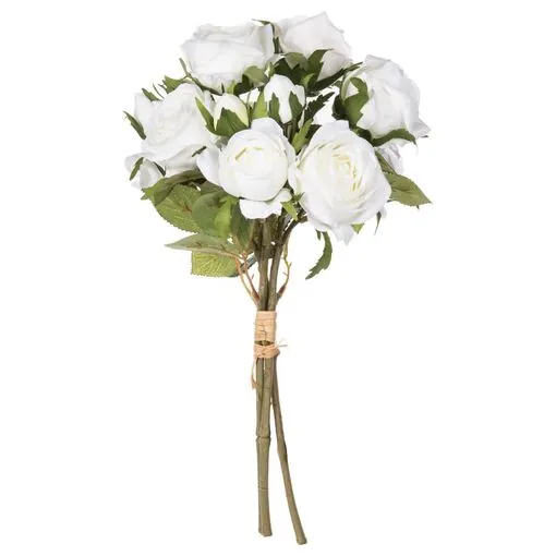 ramo de 14 rosas blancas h40 atmosphera