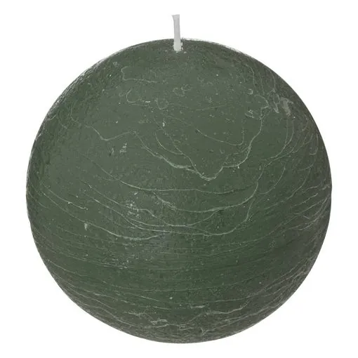 vela bola verde eucalipto rustico 445g