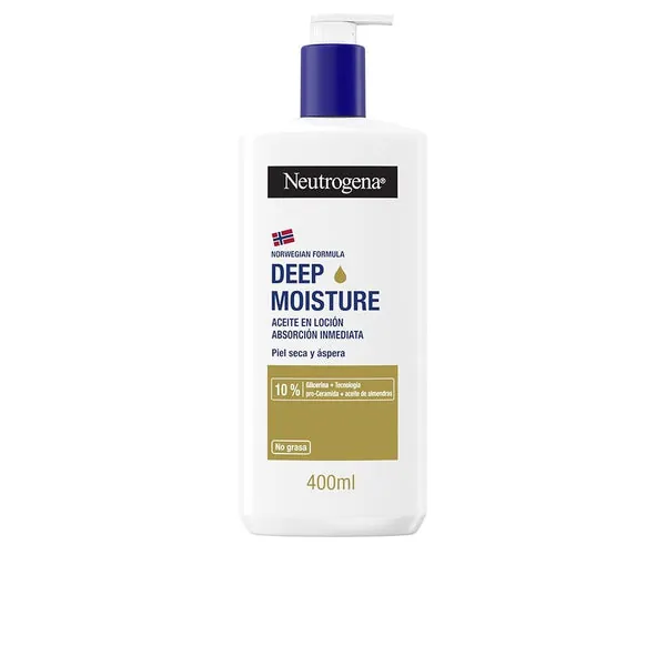 Neutrogena Deep Moisture Loción Corporal en Aceite 400ml
