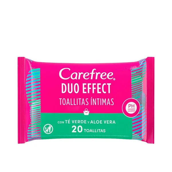 Carefree Aloe Vera Toallitas Íntimas 20 unidades