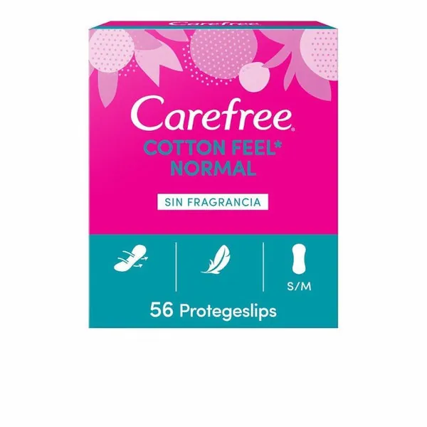 Carefree Cotton Protector Sin Fragancia 56 unidades