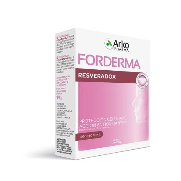FORDERMA Resveradox 30 Cápsulas