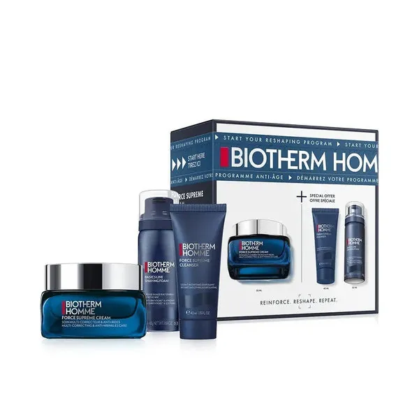 Biotherm Homme Force Supreme Set Cuidado Facial 3 x 40-50ml