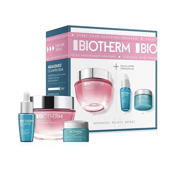 Biotherm Aquasource Cica Nutri Estuche 3 unidades