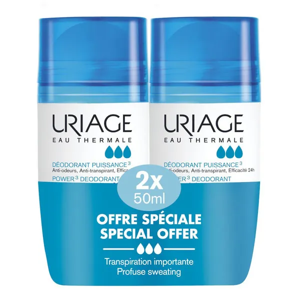 Uriage Desodorante Triactivo 2x50 g