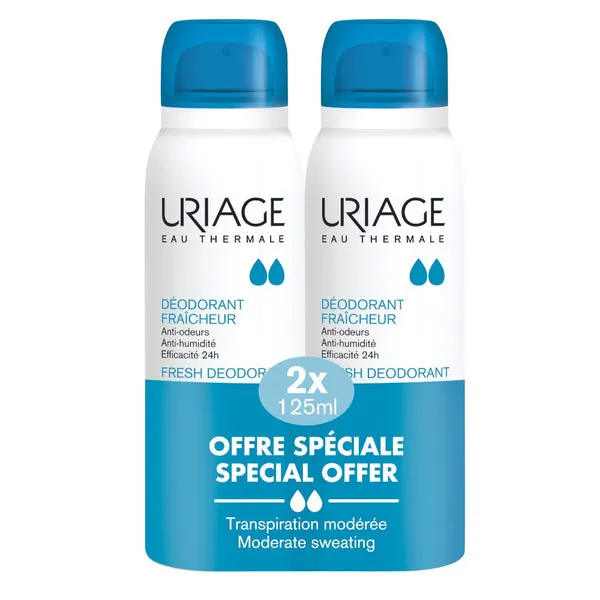 Uriage Desodorante Frescor 2x125 ml