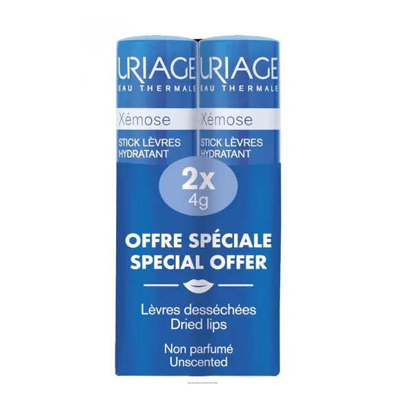 Uriage Duplo Stick de Labios Xémose 2x4 g