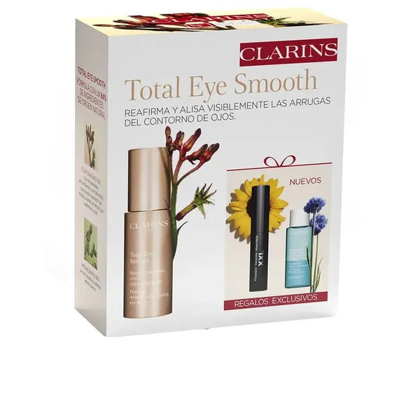 Clarins Total Eye Smooth Estuche y Set 15ml + 10ml + 1 ud