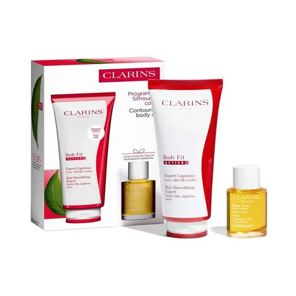 Clarins Body Fit Active Tratamiento Corporal 200ml + Aceite Tonificante 30ml