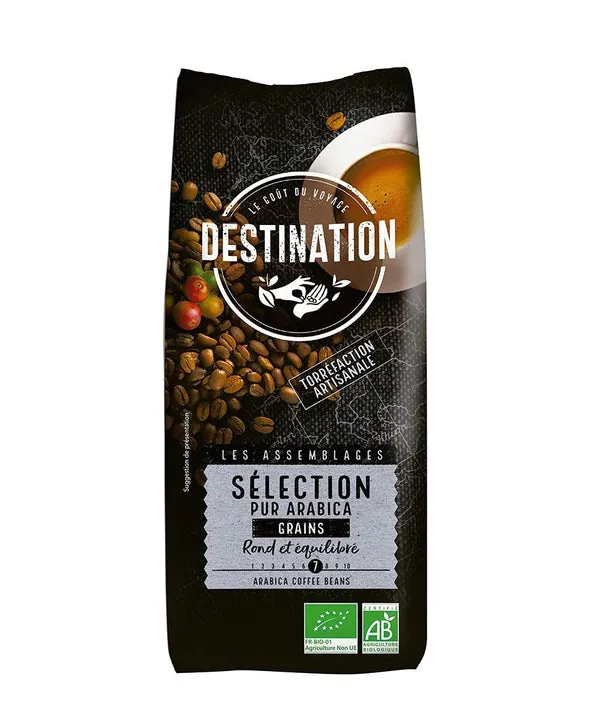 Destination Café en Grano Selección Pur Arábica Bio 1 Kg