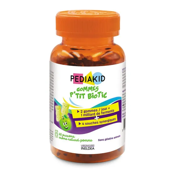 Ineldea Pediakid Ositos Probióticos Manzana 60 Gominolas