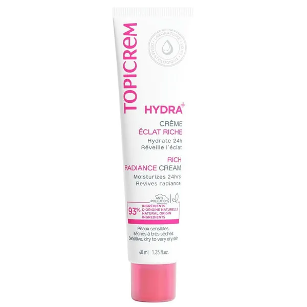 Topicrem Crema Hidratante Iluminadora Rica Hydra+ 40ml