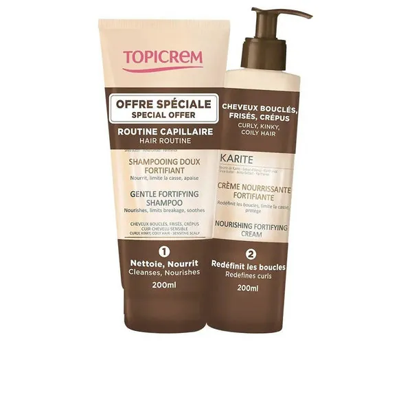 Topicrem Set de Peluquería Champú y Crema Nutritiva 2 pz