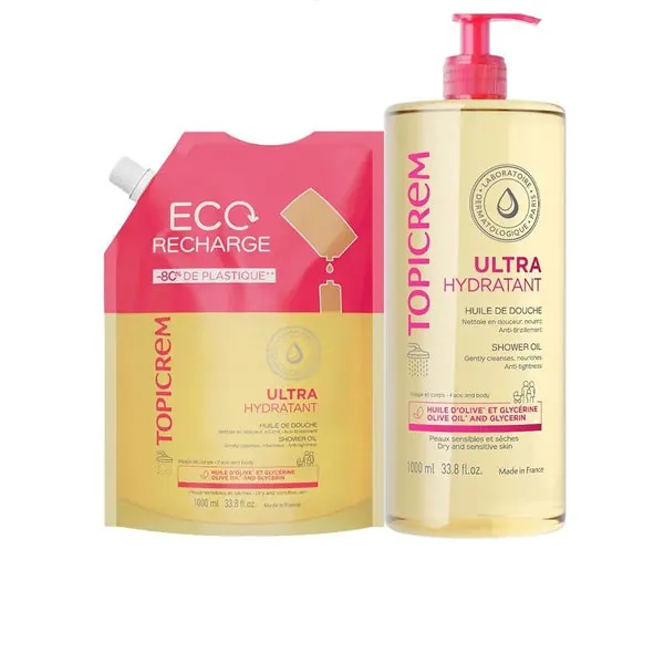 Topicrem UH Aceite de Ducha Dosificador 2 ud 1000ml