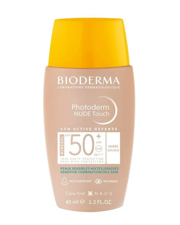 BIODERMA PHOTODERM Nude Touch SPF 50+ Color Dorado 40ml