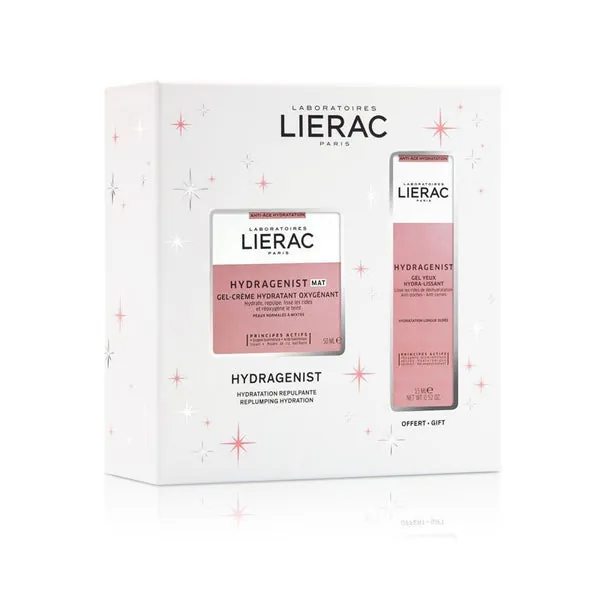 Lierac Hydragenist Pack Gel Crema Hidratante Mat 50 ml + Contorno de Ojos 15 ml