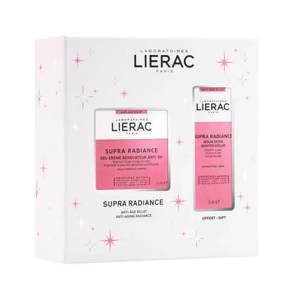 Lierac Supra Radiance Pack Gel Crema Renovadora 50 ml + Sérum Detox 30 ml