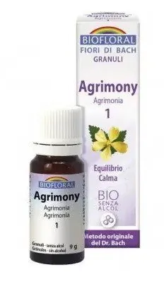 Biofloral Agrimony - Agrimonia 1 (Equilibrio y Calma) Flores de Bach Bio Gránulos Sin Alcohol 9 g