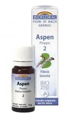 Biofloral Aspen - Álamo Temblón 2 (Confianza y Seriedad) Flores de Bach Bio Gránulos Sin Alcohol 9 g