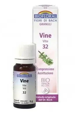 Biofloral Vine - Vid 32 (Comprensión y Aceptación) Flores de Bach Bio Gránulos Sin Alcohol 9 g
