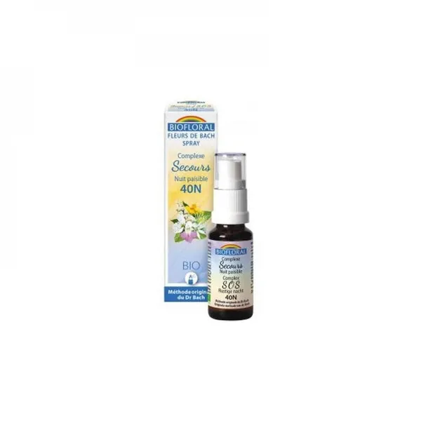 Biofloral Bach. Rem. Rescate Noche Spray 20ml