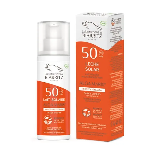 Lab Biarritz Leche Solar Spf50 Alga Maris 100 ml