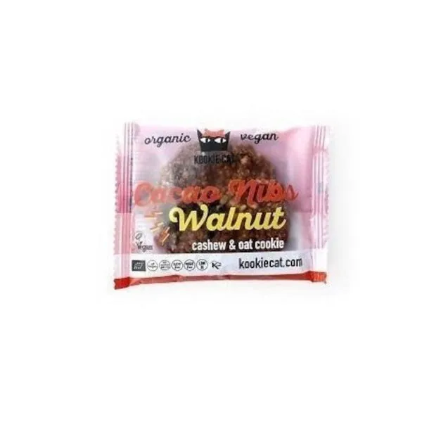 Kookiecat Galleta de Avena con Nueces y Pepitas de Chocolate 50 g