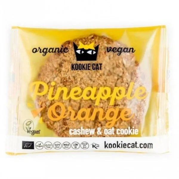 Kookiecat Galleta de Piña y Naranja 50 g