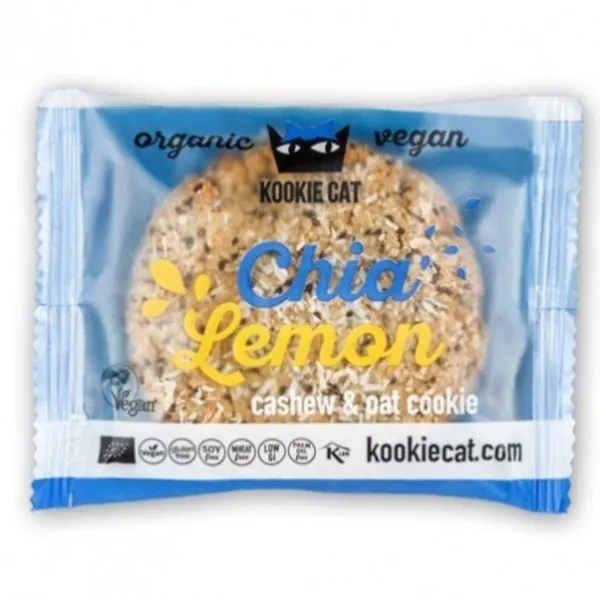 Kookiecat Galleta ce Avena con Chía y Limón 50 g