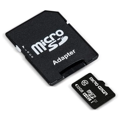 tarjeta microsd de 32gb con adaptador sd clase 10