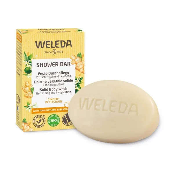 WELEDA Jabón de Ducha Sólido Frescor Energizante Cítricos 75g