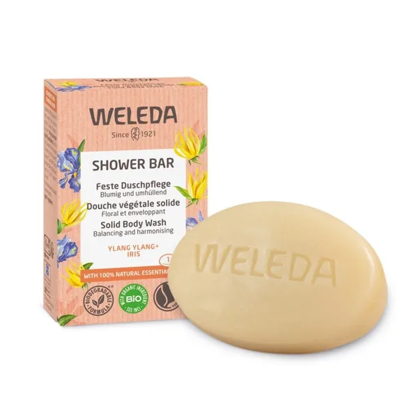 WELEDA Jabón de Ducha Sólido Ylang Ylang + Iris Floral 75g