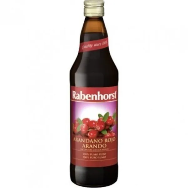 Rabenhorst Zumo de Arándano Rojo Americano 750 ml