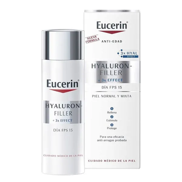 EUCERIN Hyaluron-Filler Día SPF15 Piel Normal y Mixta 50ml