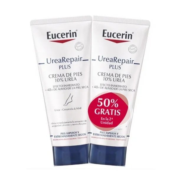 EUCERIN Urea Repair Plus Crema para Pies 10% Urea DUPLO 2x100ml