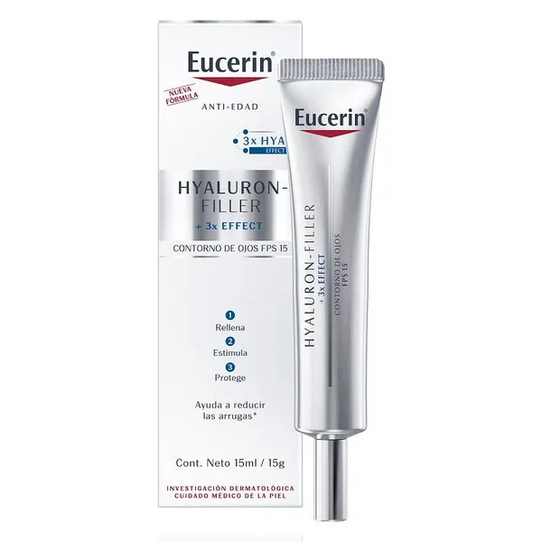 EUCERIN Hyaluron-Filler Contorno de Ojos spf15 15ml