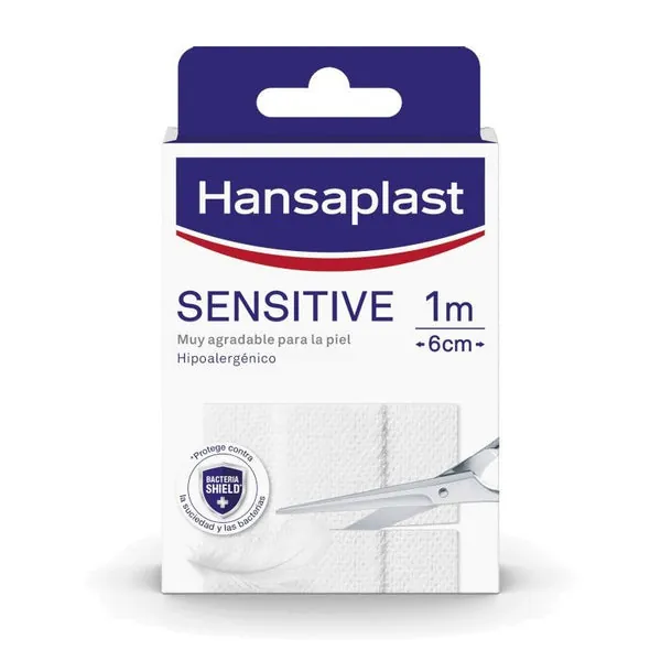 HANSAPLAST Sensitive Anti Bacteriano Tira 1m x 6 cm